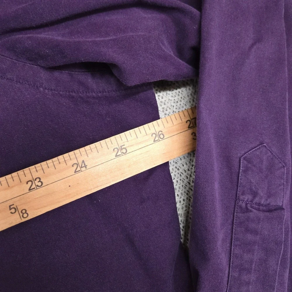 Vintage Polo Ralph Lauren Shirt Mens XL Purple Long Sleeve Button Up Blue Pony